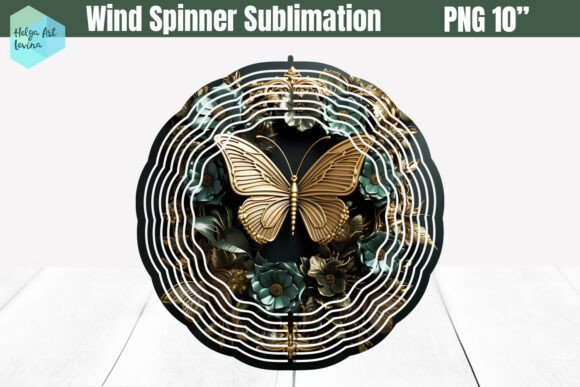 3D Butterfly Wind Spinner: 3D SVG Shapes for Blogs