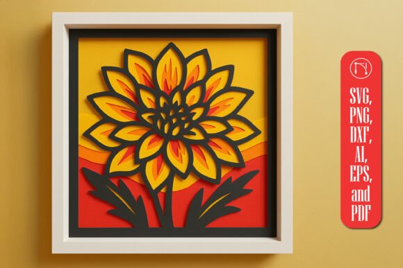 3D Floral Shadow Box SVG: A Designer’s Review