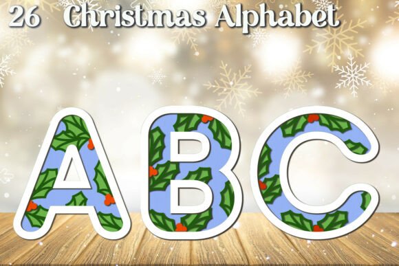 3D Layered Christmas Alphabet: Laser Cutting for Winter