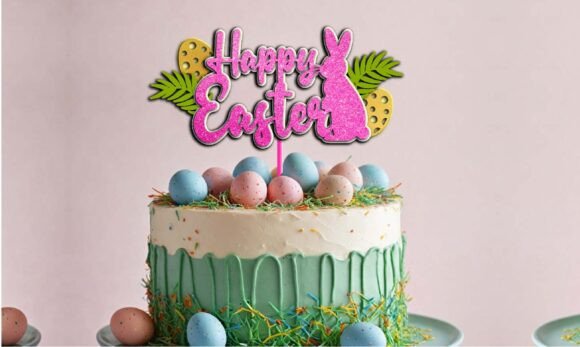 3D SVG Happy Easter Bunny Cake Topper Review