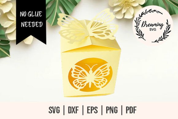Butterfly Box SVG: 3D SVG for Kids Crafts