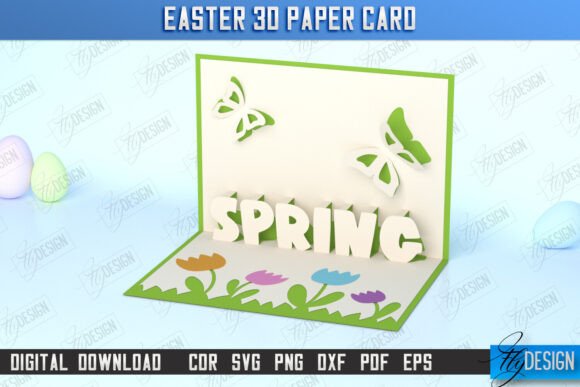 Easter 3D Paper Card Pop Up Card SVG Review