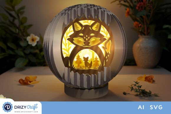 Fox Life Inside Its Belly 3D SVG Shapes Review