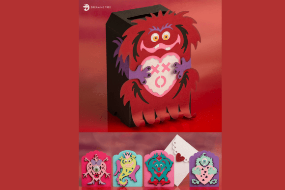Love Me a Monster 3D SVG: Valentine's Day Asset Review