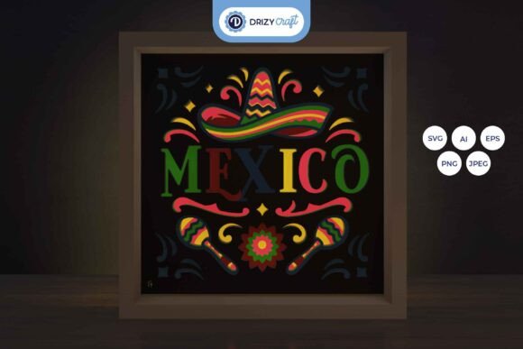 MEXICO 3D Shadow Box: A 3D SVG for Branding