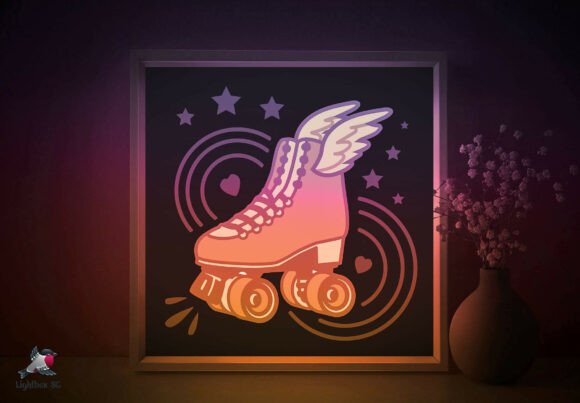 Quads Rollers 3D SVG for Shadow Boxes Review