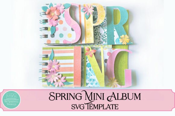 Spring 3D SVG: Word Book Mini Album Review