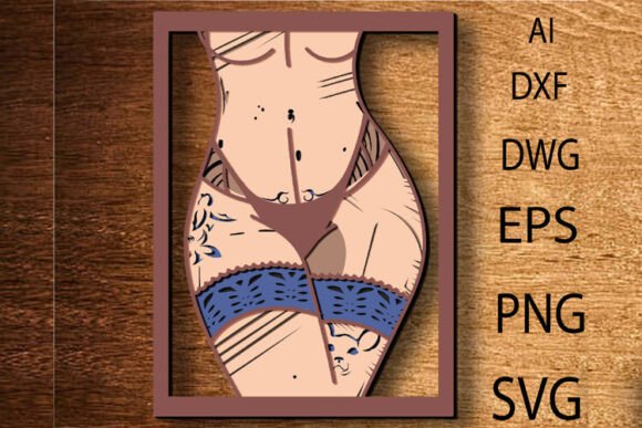 Woman Fashion Dxf File Laser: 3D SVG Shapes Review