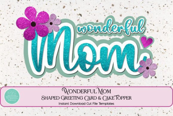 Wonderful Mom 3D SVG for Mother’s Day Branding