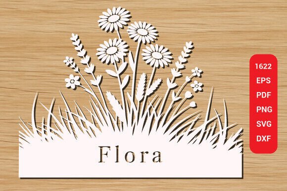 Wooden Flower Garden SVG Paper Cut 1622 Review